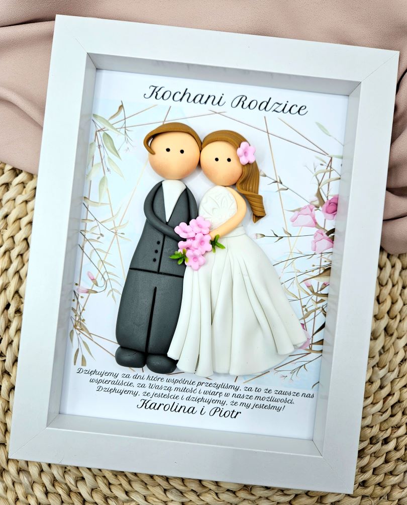 oryginalny-prezent-dla-rodziców-na-ślub-w-ramce