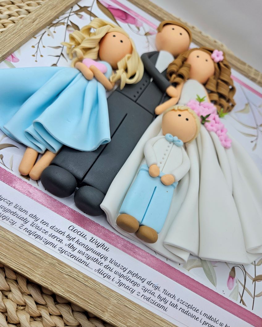 oryginalny-prezent-ślubny-para-aniołów-w-ramce