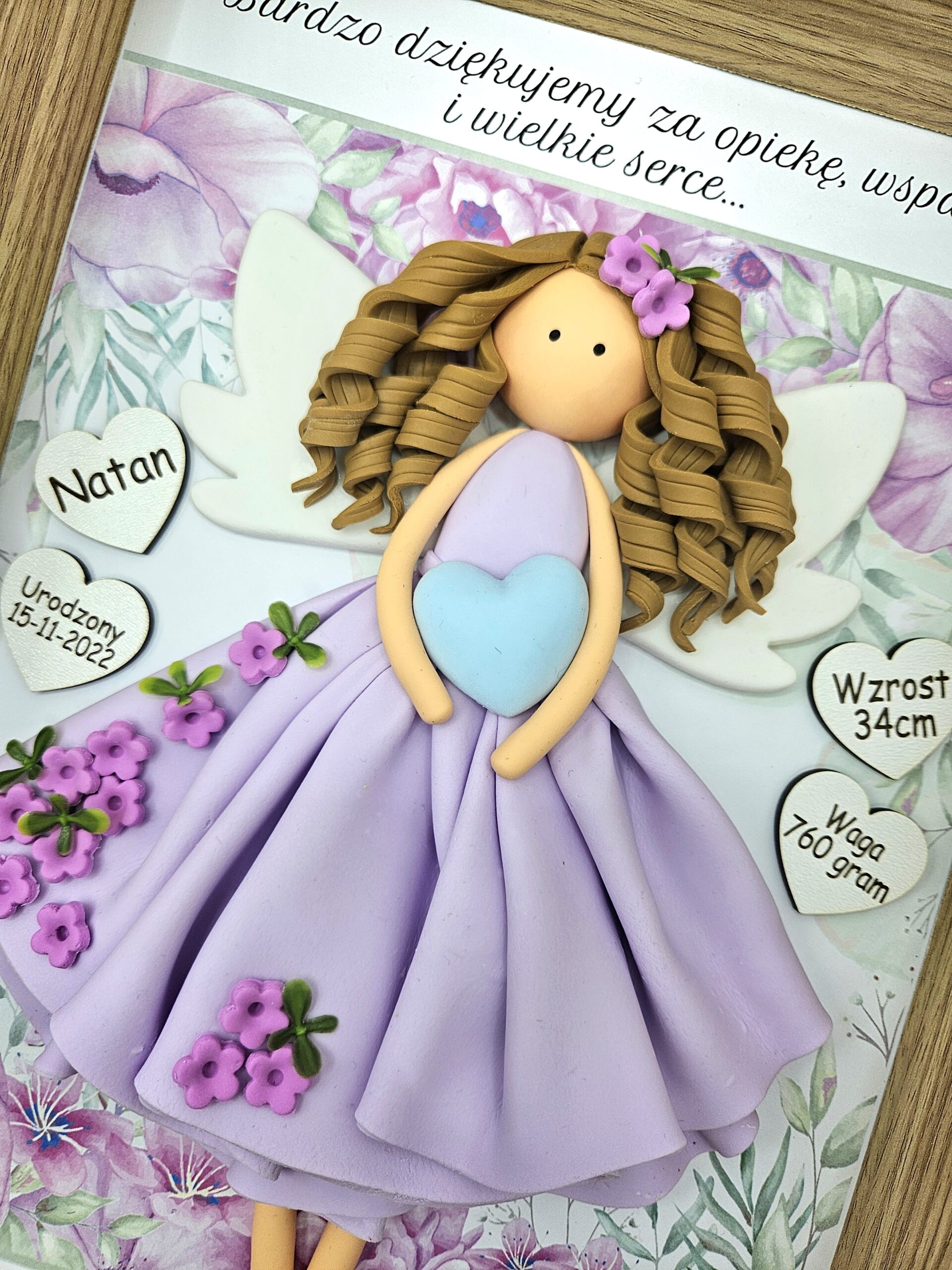 Aniołek stróż na chrzest, pamiątka chrztu świętego