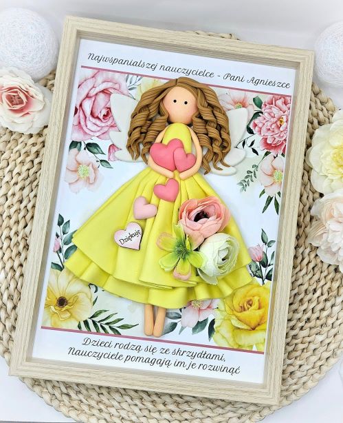 anioly-recznie-robione-aniol-w-ramce-dla-nauczycielki-prezent-dzien-nauczyciela