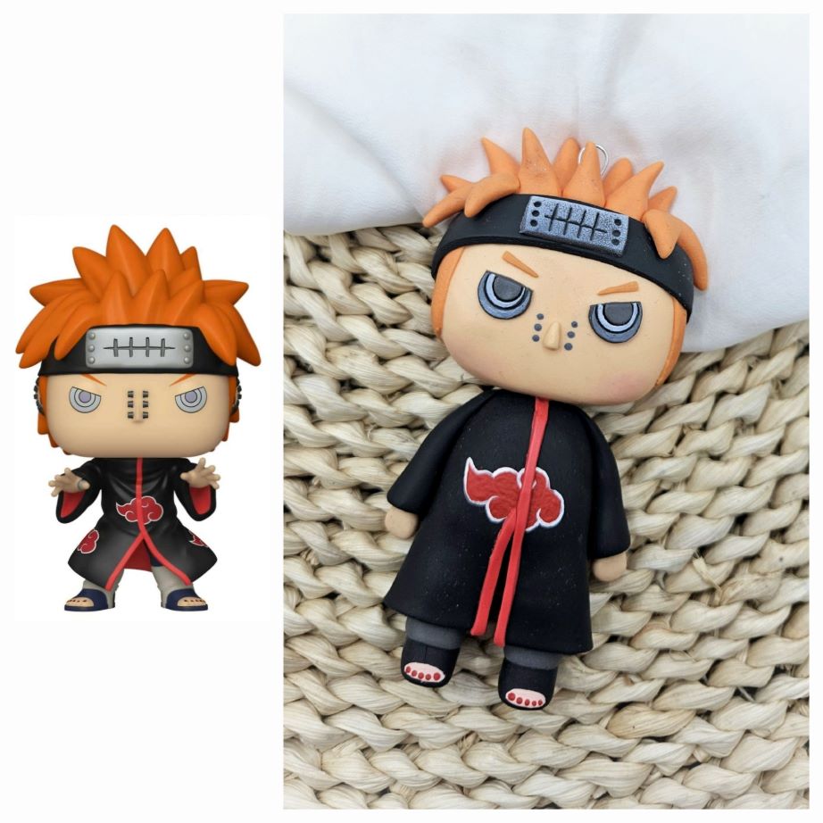 Figurki na podstawie zdjęć ulubionych postaci filmowych, figurka ręcznie robiona z serii Naruto