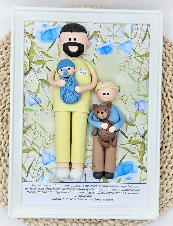 prezent-dla-ginekologa-figurki-w-ramce-artilka